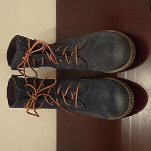 Navy suede boots NWOT size 39 Josef Seibel